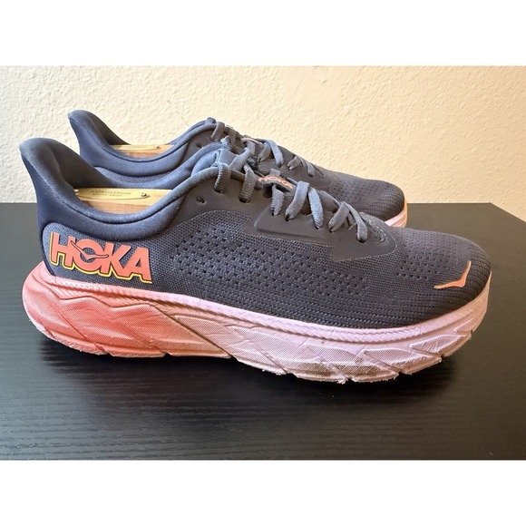 Hoka One One Shoes - Hoka One One Arahi 7 Women's Size 7.5 B Running Shoes 1147851-NKV Blue Purple